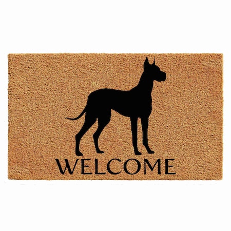 Calloway Mills Entrance Mat, Coir, Natural, Black 105601729